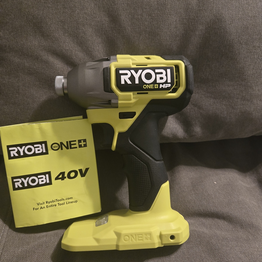 Ryobi 40V Impact Driver in Black and Yellow